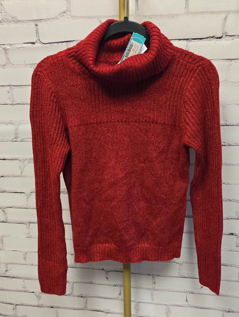 Lety & Me Textured Cowl Neck Sweater - XSP